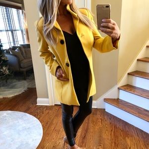 Yellow Pea Coat!